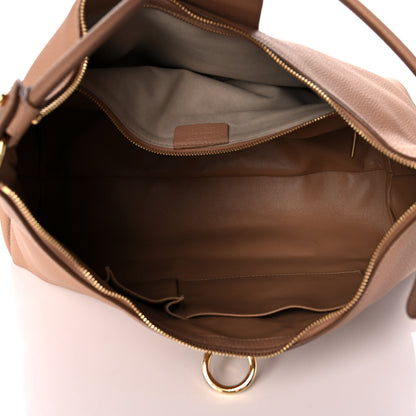 Salvatore Ferragamo Calfskin Fanisa Gancini Hobo Natural 5 of 10