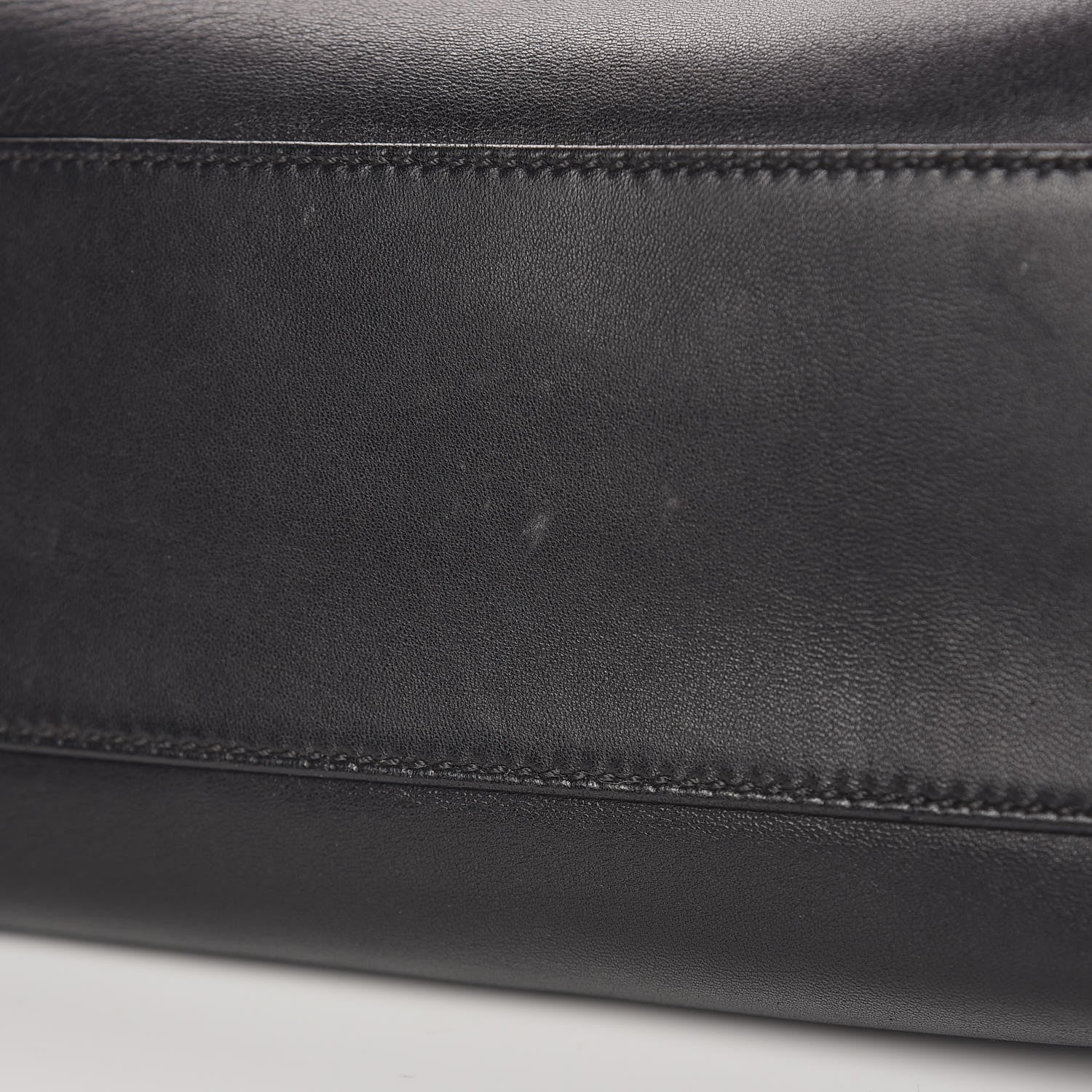 Fendi Nappa Mini Peekaboo Iconic Satchel Black 9 of 13