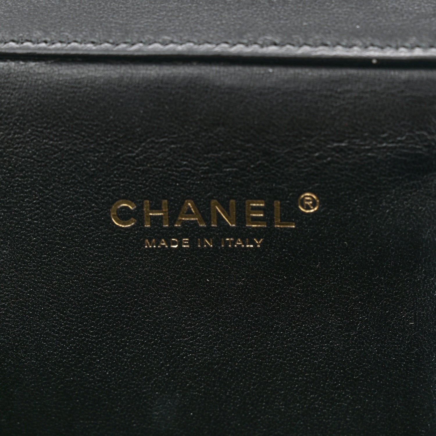 Chanel Lambskin Quilted Chain Top Handle Round Vanity Case Black 6 of 11