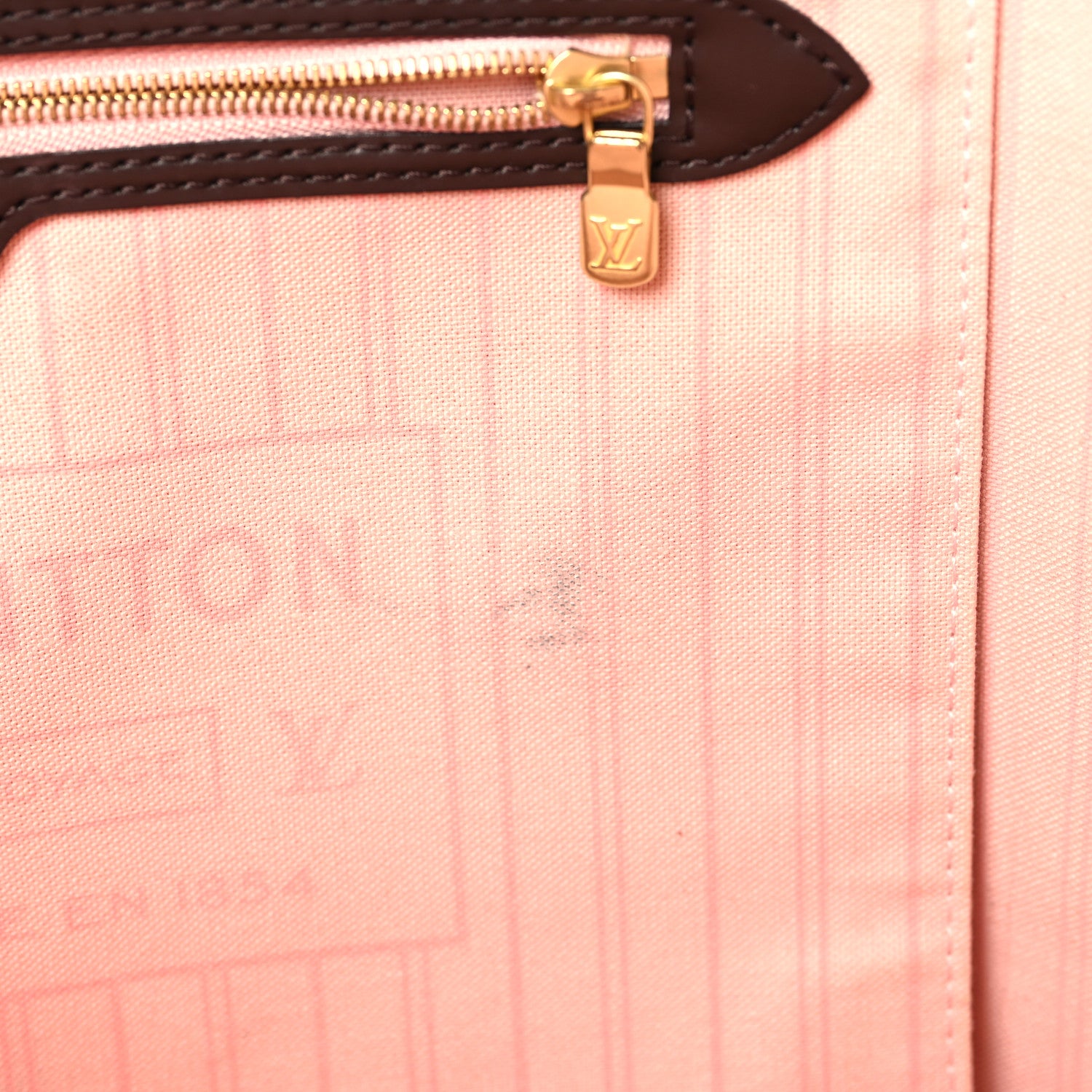 Louis Vuitton Damier Ebene Neo Neverfull MM Rose Ballerine 12 of 12
