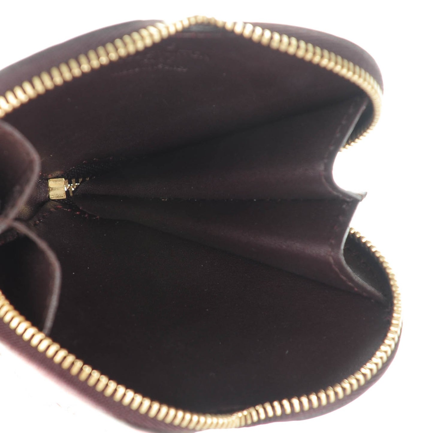 Vernis Coeur Heart Coin Purse Amarante