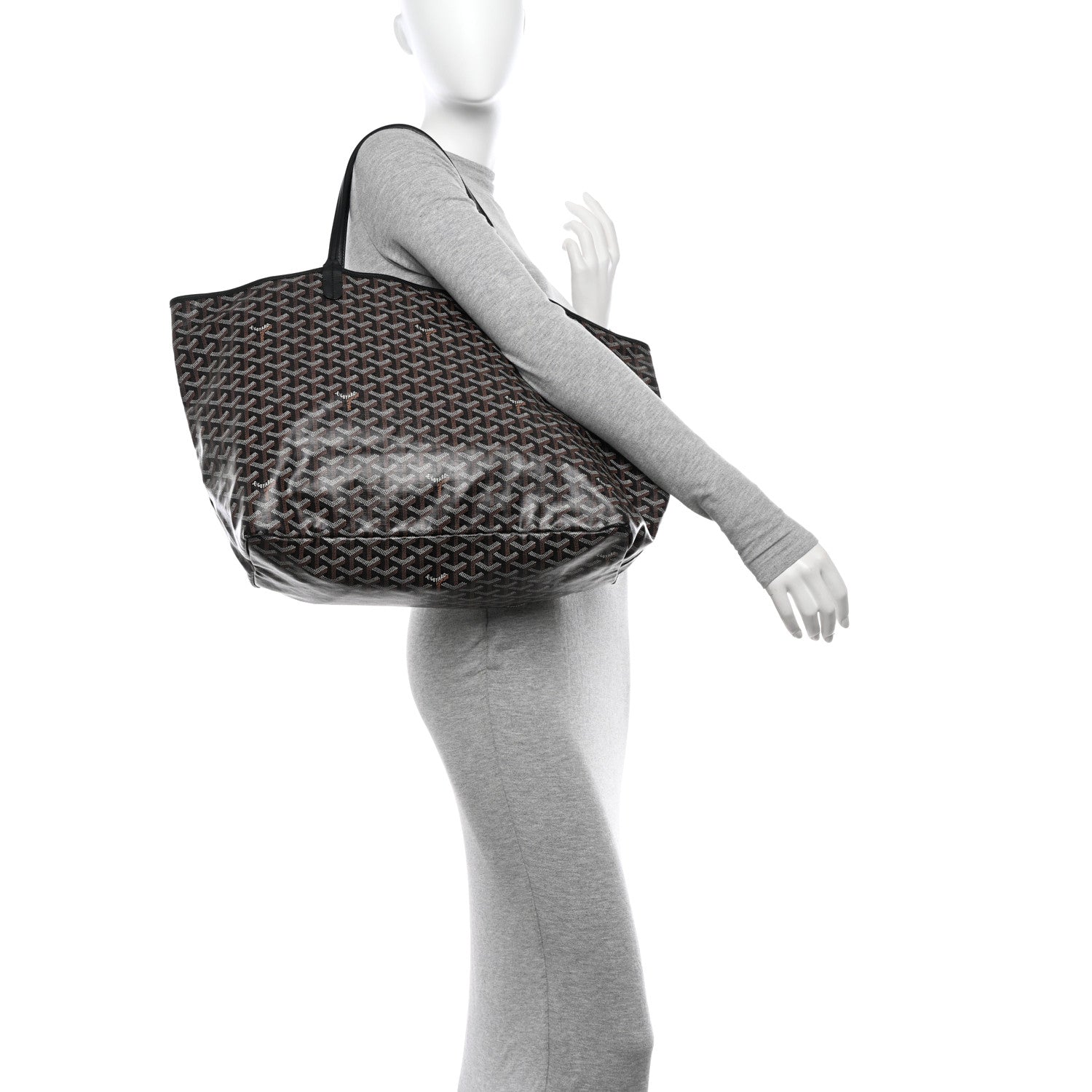 Goyard Goyardine Saint Louis GM Black 2 of 12