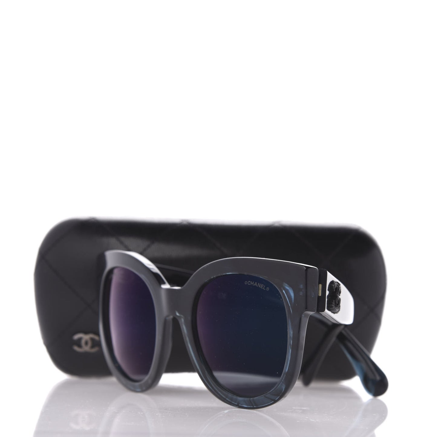 Acetate Butterfly Signature CC Sunglasses 5358 Dark Blue