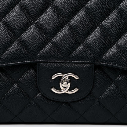 Chanel Caviar Quilted Maxi Single Flap Black 8 of 16