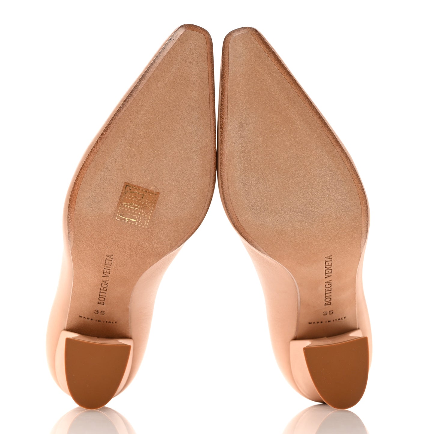 Nappa Almond Pumps 35 Nude
