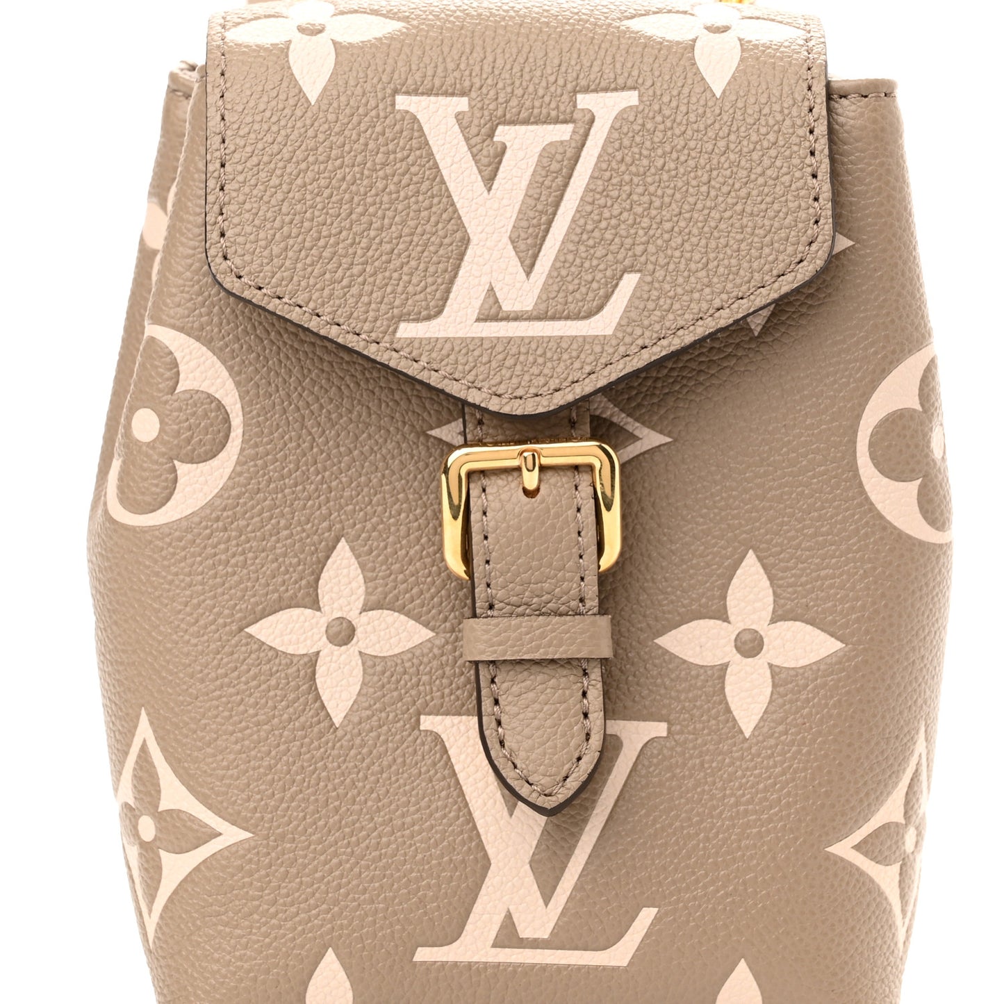 Empreinte Monogram Giant Tiny Backpack Tourterelle Cream
