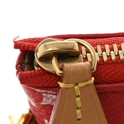 Louis Vuitton Calfskin Monogram Speedy P9 Bandouliere 50 Pochette Red 7 of 7