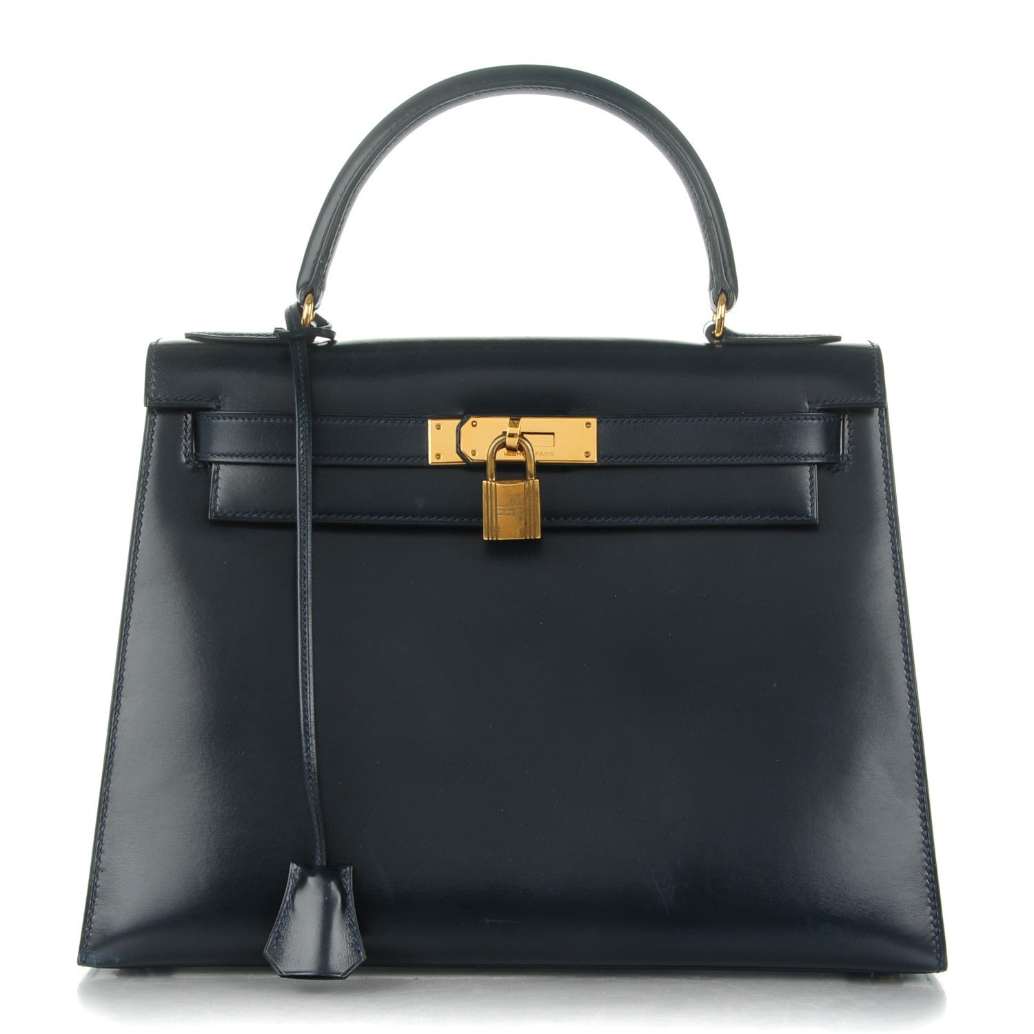 Hermes Box Kelly Sellier 28 Bleu Marine 1 of 25