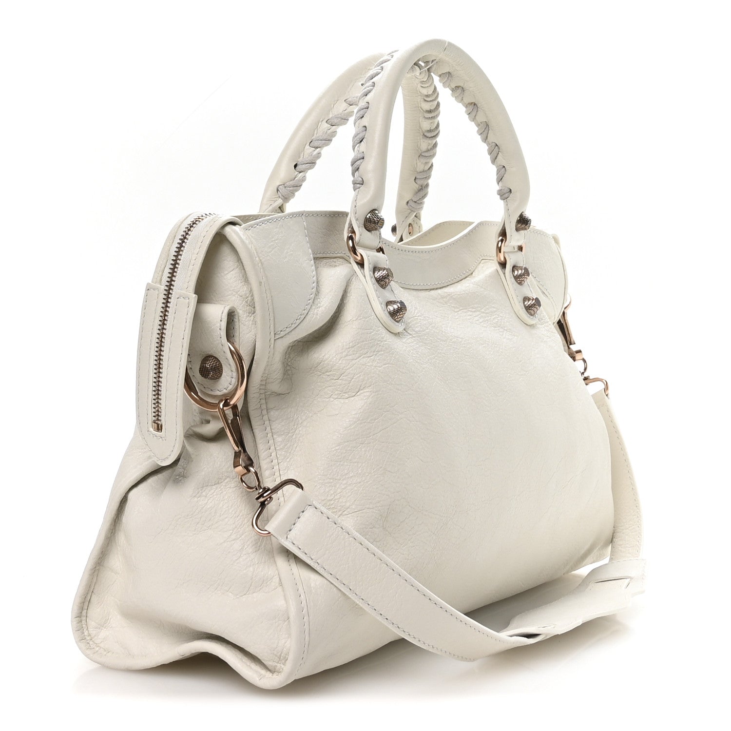 Balenciaga Agneau Giant 12 Rose Gold Hardware City White Light 3 of 10