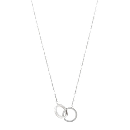 Tiffany Sterling Silver 1837 Interlocking Circles Pendant Necklace 1 of 4