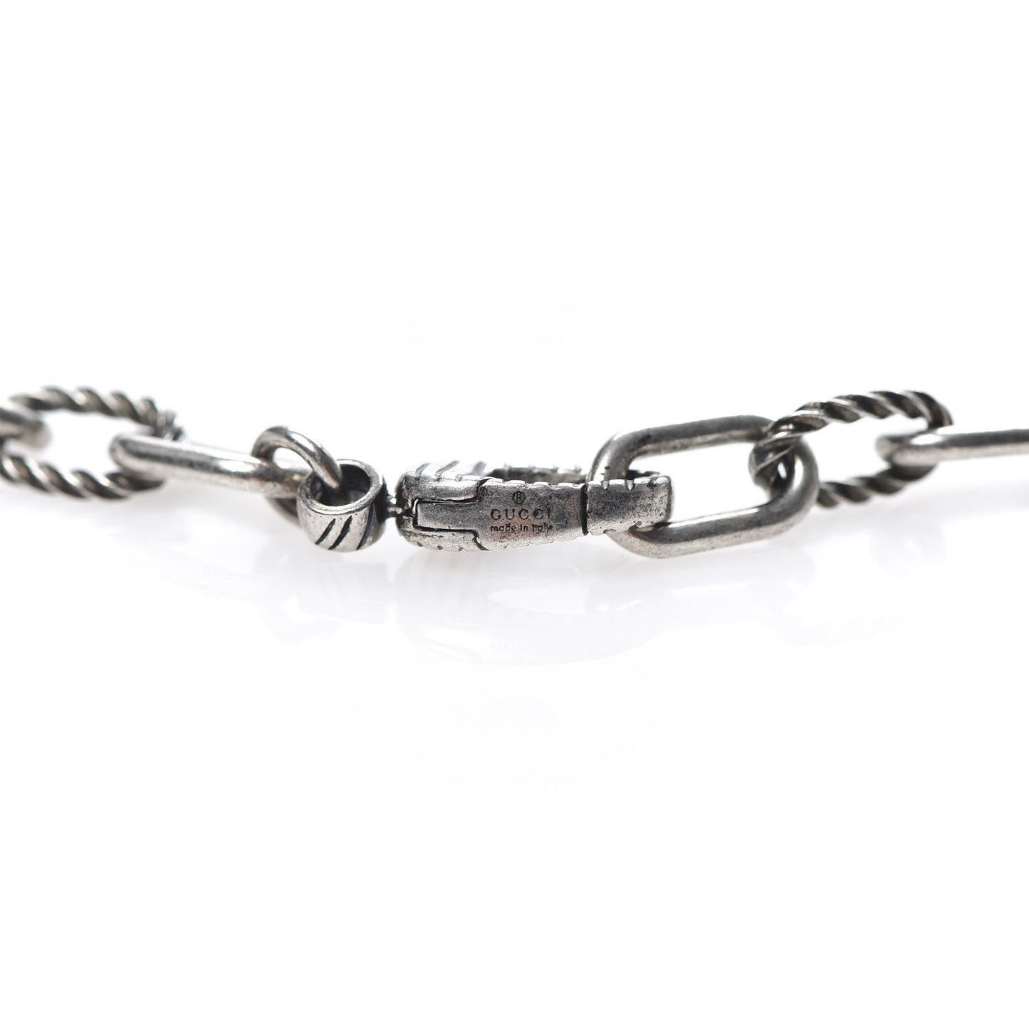 Sterling Silver Garden Ouroboros Snake Pendant Necklace