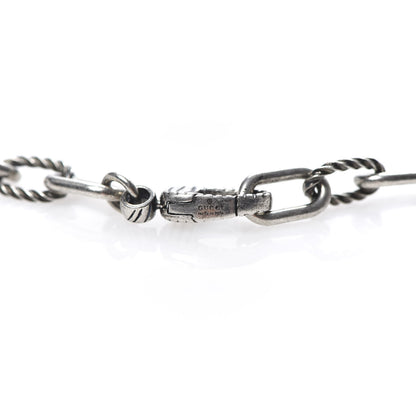 Gucci Sterling Silver Garden Ouroboros Snake Pendant Necklace 6 of 6