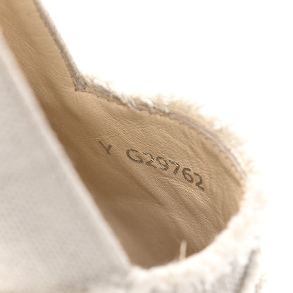 Chanel Linen CC Espadrilles 41 Beige Black 14 of 18