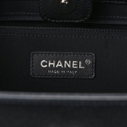 Chanel Caviar Quilted My Everything Large Shopping Tote Black 6 of 14