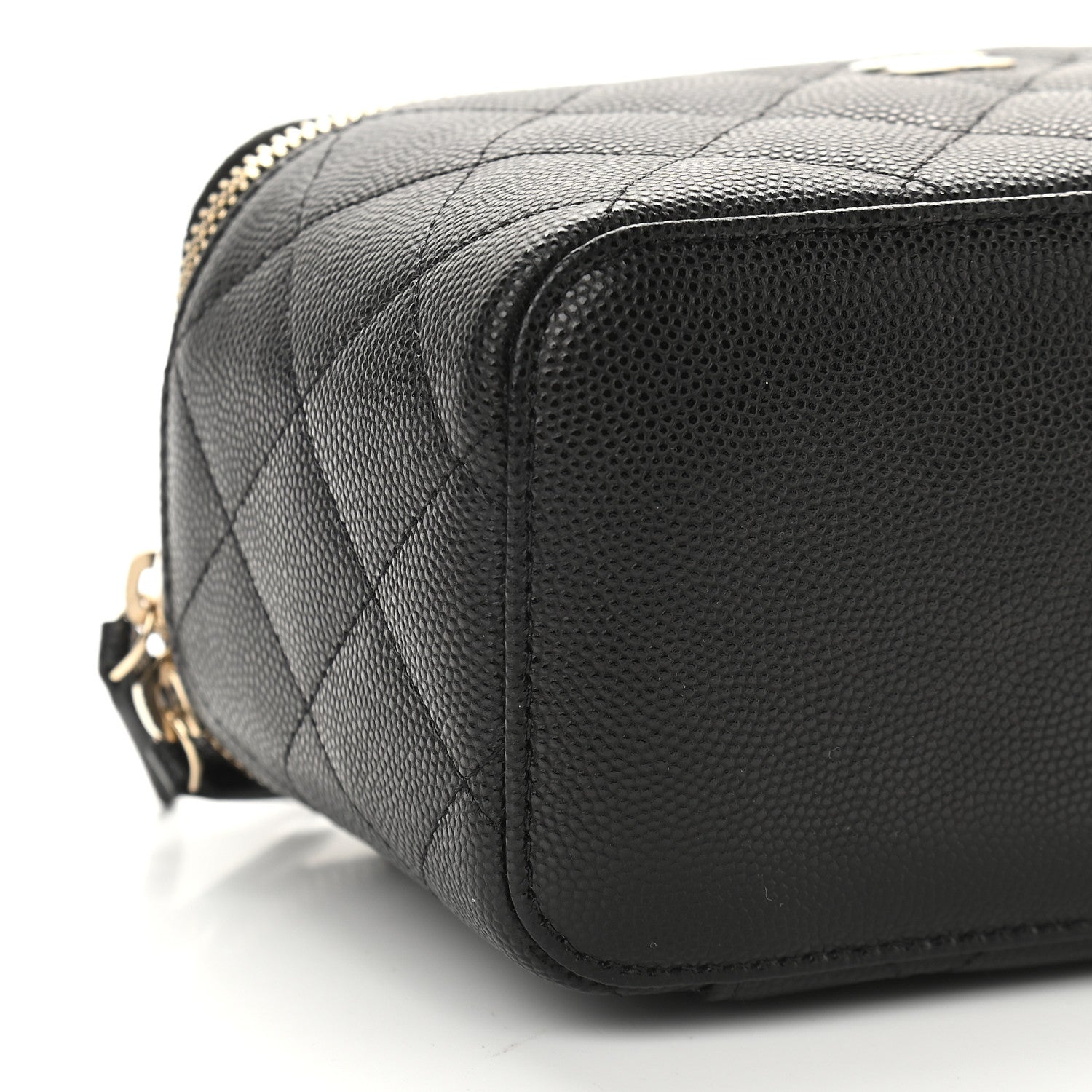 Chanel Caviar Quilted Small Vanity Case With Chain Black 8 of 9