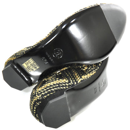 Chanel Tweed Caged Ballet Flats 37.5 5 of 8