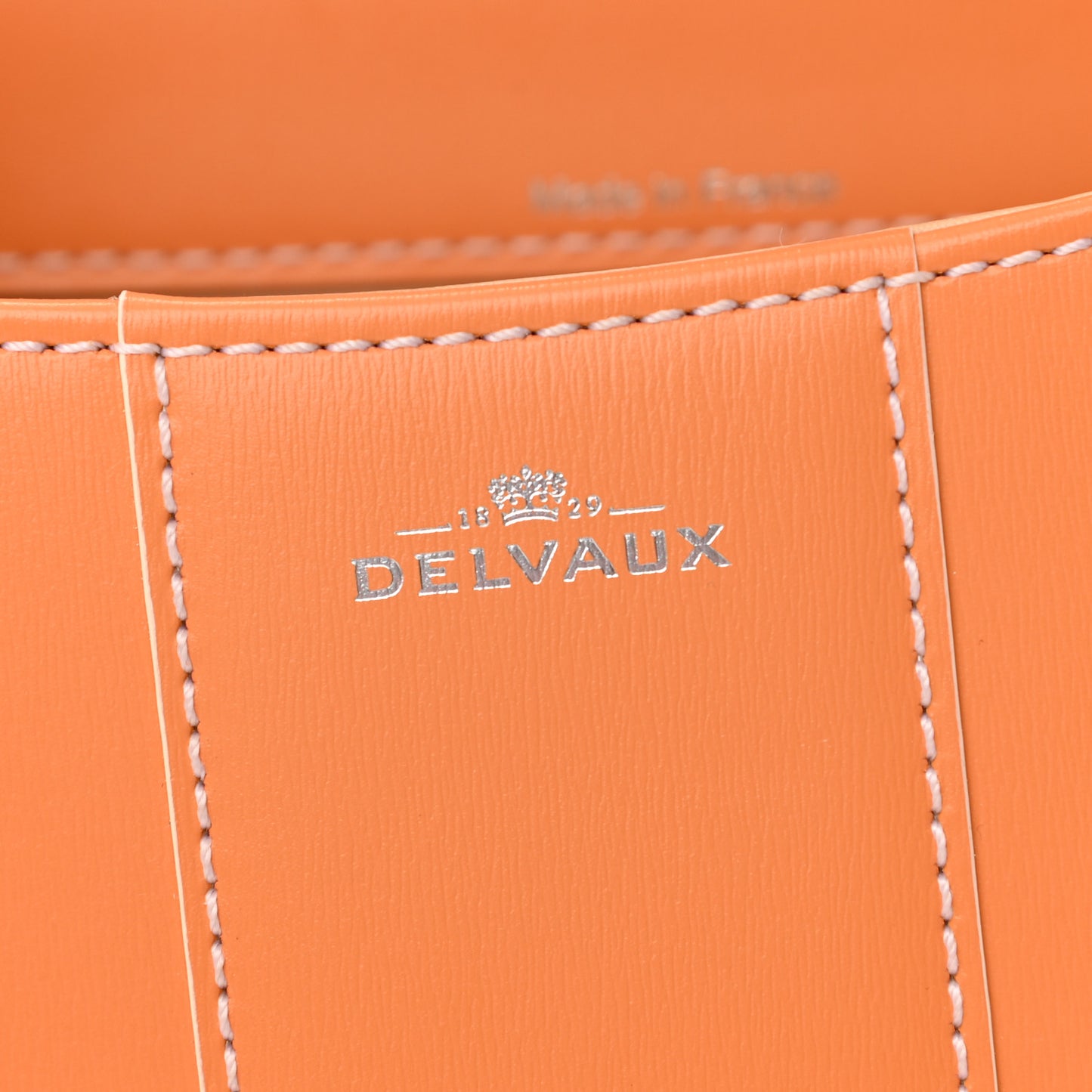 Box Calfskin Mini Brillant Satchel Abricot