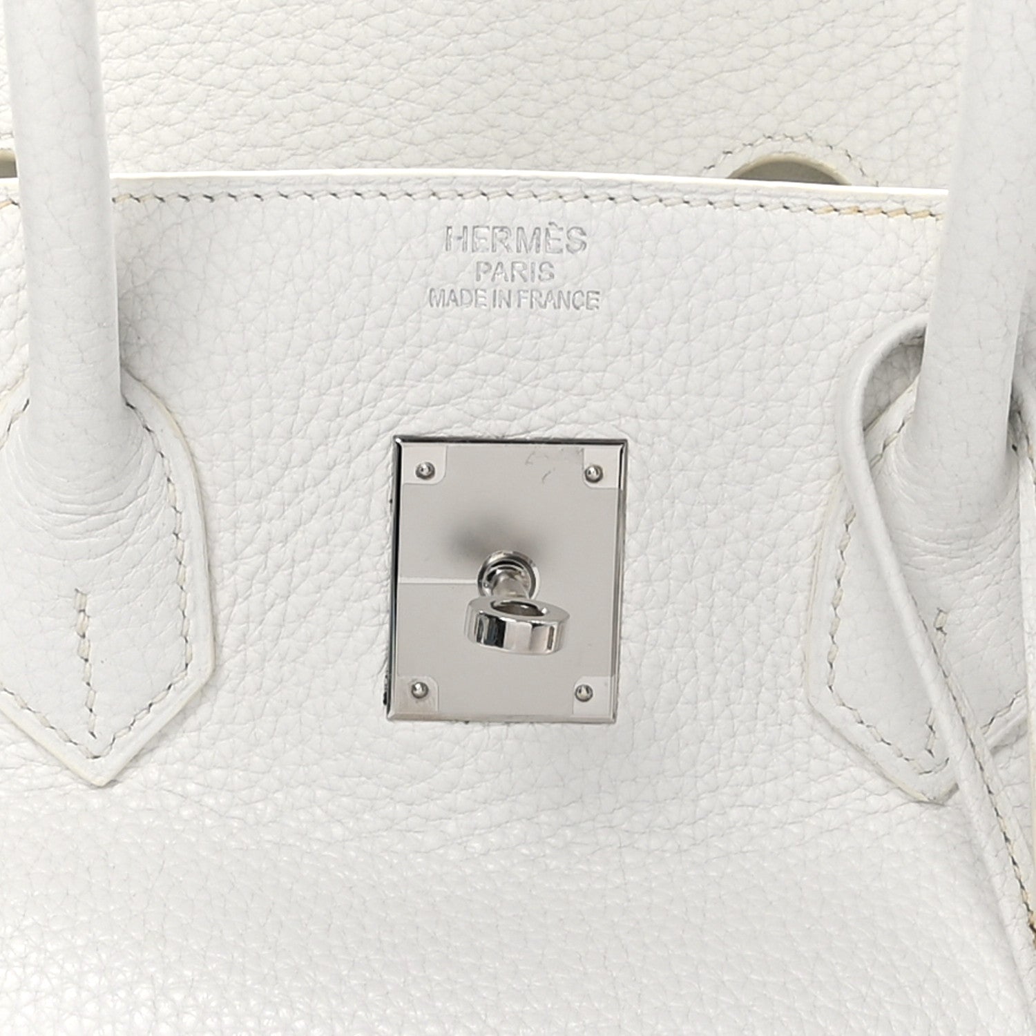 Hermes Taurillon Clemence BIRKIN 35 White 7 of 13
