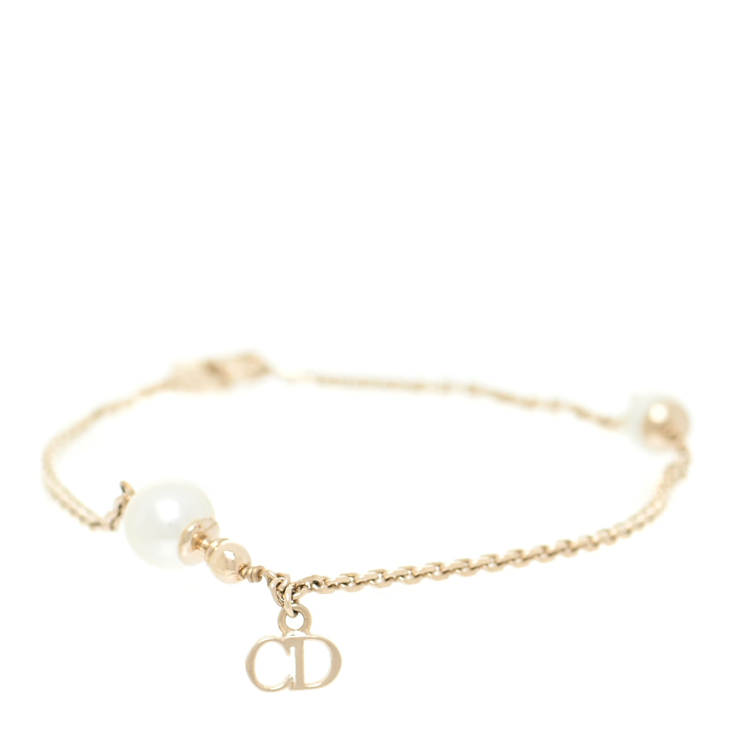 Pearl CD Bracelet Gold