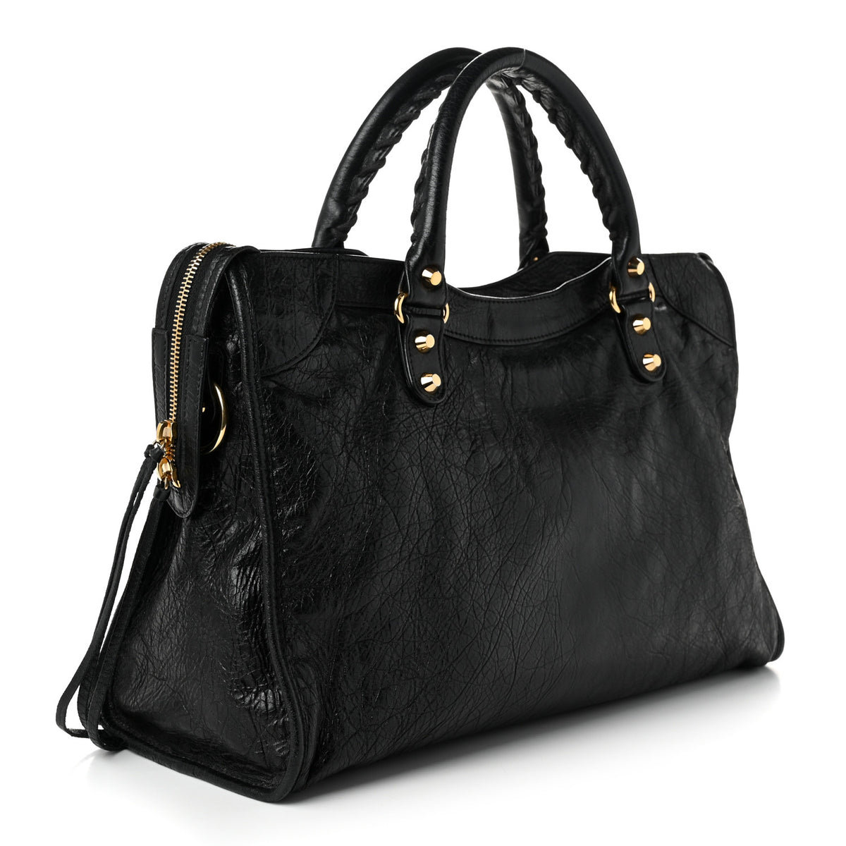 Agneau Classic Gold Hardware City Black