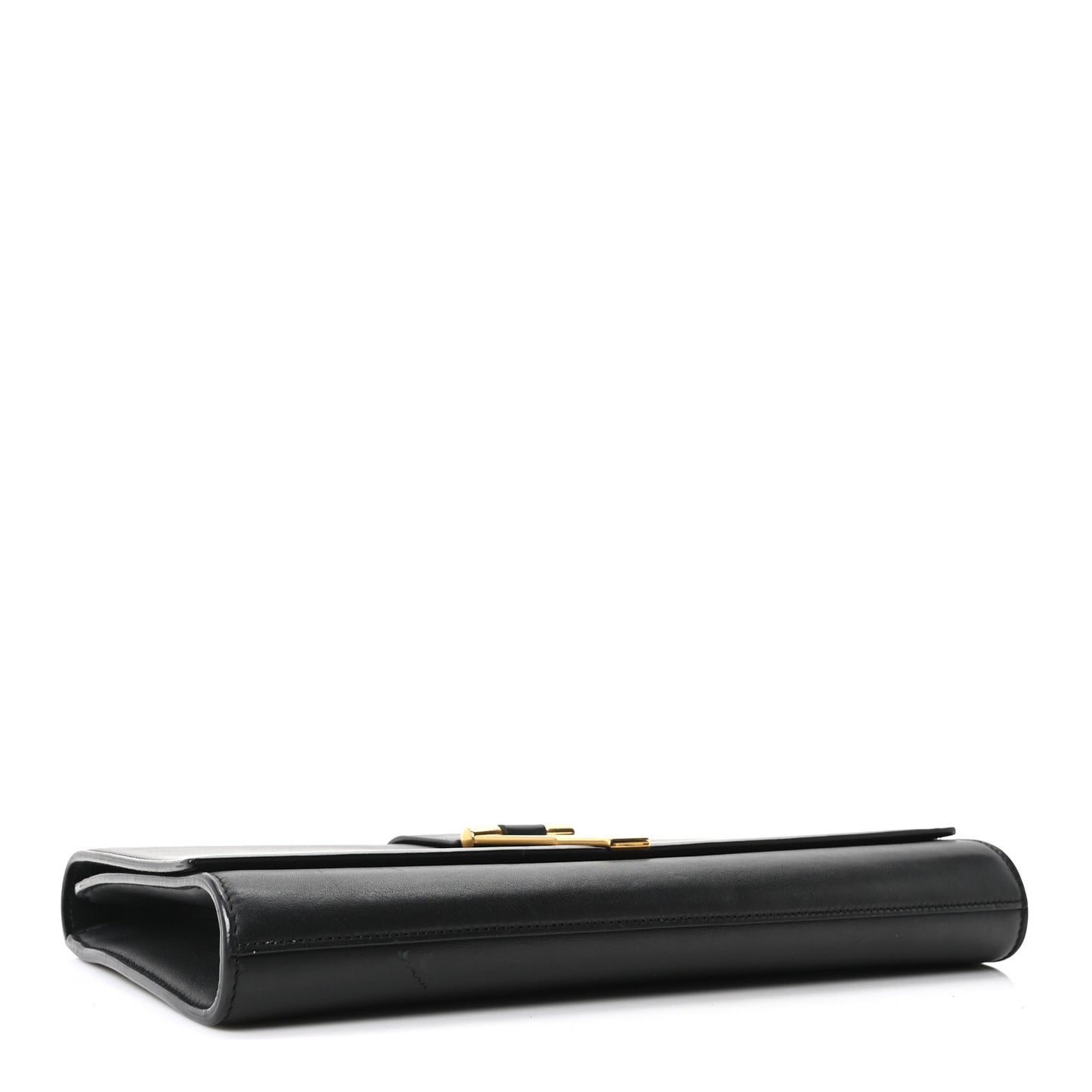 Calfskin Classic Y Ligne Clutch Black
