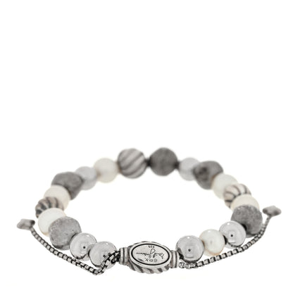 David Yurman Sterling Silver Pearl 8mm Spiritual Bead Bracelet 2 of 3