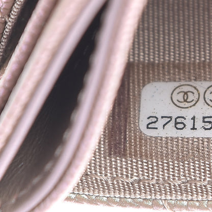 Chanel Iridescent Caviar Quilted Card Holder Beige 8 of 8