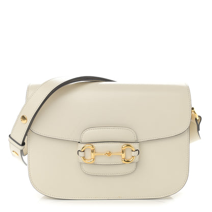 Gucci Azalea Calfskin Horsebit 1955 Shoulder Bag Mystic White 1 of 11