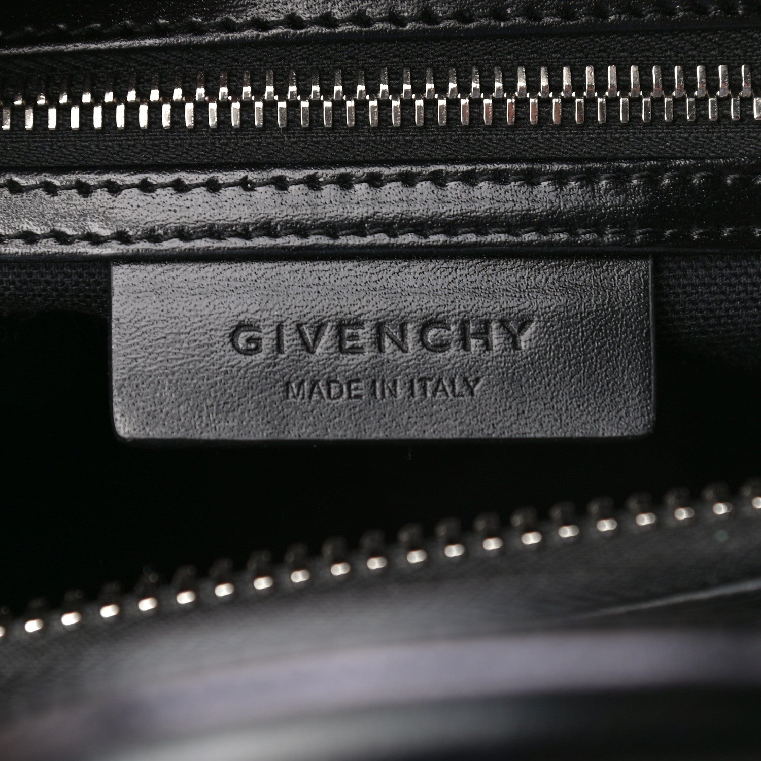 Givenchy Shiny Lord Calfskin Medium Antigona Black 6 of 20