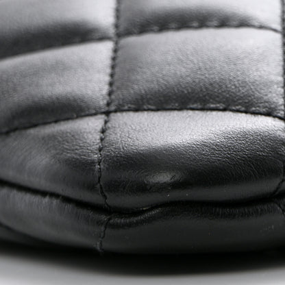 Chanel Lambskin Quilted Crossbody Bag Black 20 of 23
