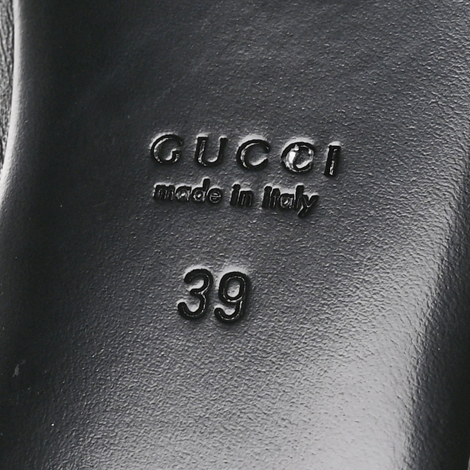 Gucci Malaga Kid Snakeskin Interlocking G Ballet Flats 39 Black 7 of 8