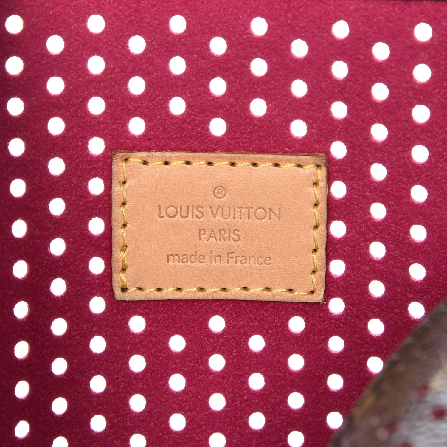 Louis Vuitton Monogram Perforated Speedy 30 Fuchsia 6 of 6