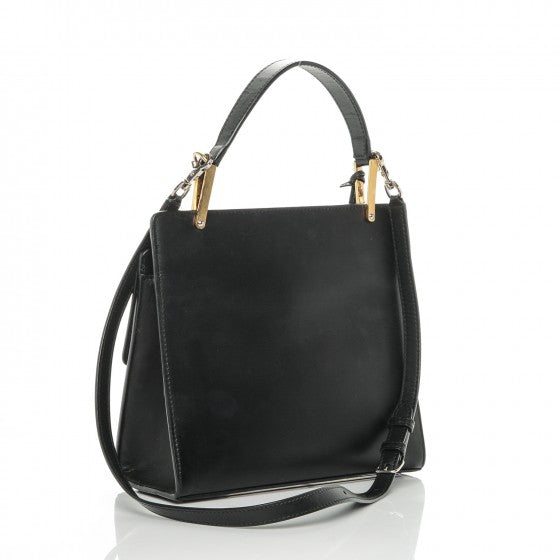 Calfskin Le Dix Cartable S Bag Black