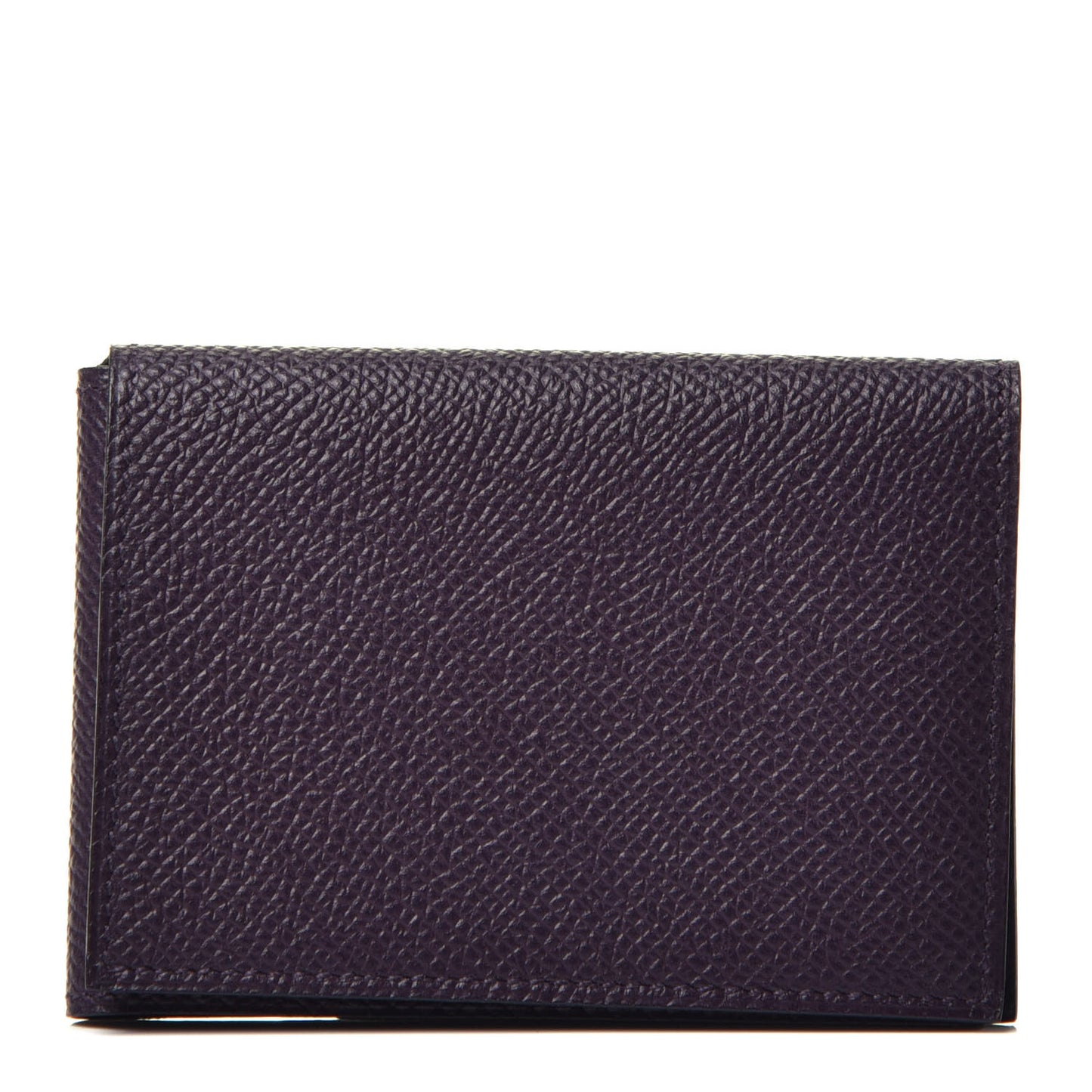 Epsom Guernesey Card Case Raisin