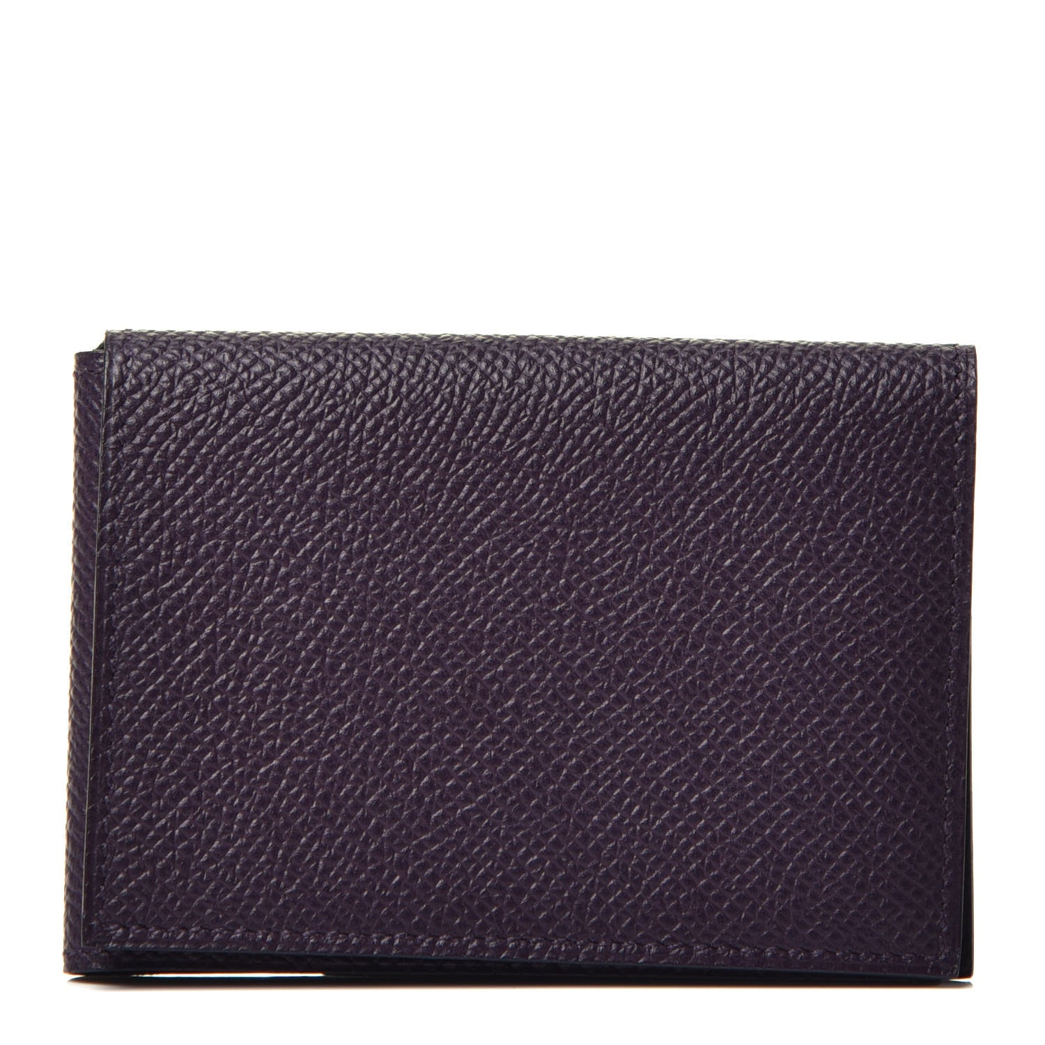 Hermes Epsom Guernesey Card Case Raisin 1 of 7