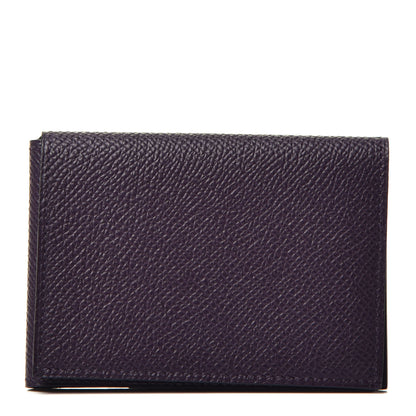 Hermes Epsom Guernesey Card Case Raisin 1 of 7
