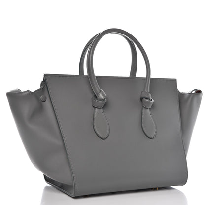 Celine Smooth Calfskin Small Tie Knot Tote Grey 3 of 9