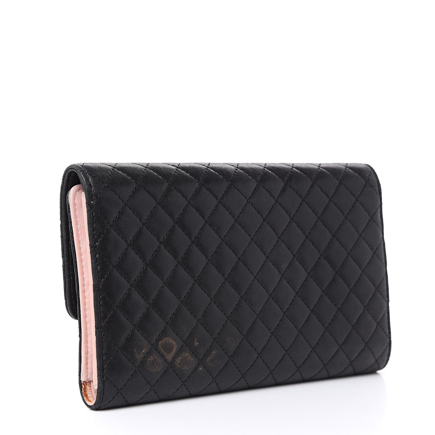 Chanel Lambskin Micro Quilted Tri-Fold Wallet Black 3 of 17