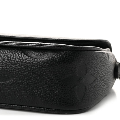 Louis Vuitton Empreinte Monogram Giant Ivy Wallet On Chain Black 9 of 10