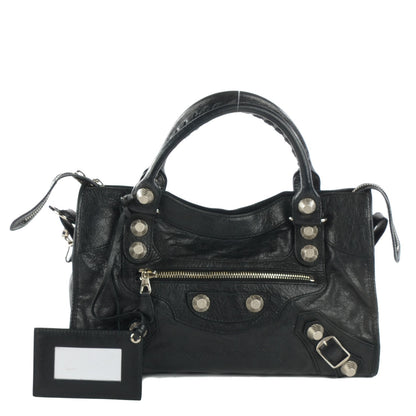 Balenciaga Agneau Giant 21 Silver Hardware City Black 1 of 8