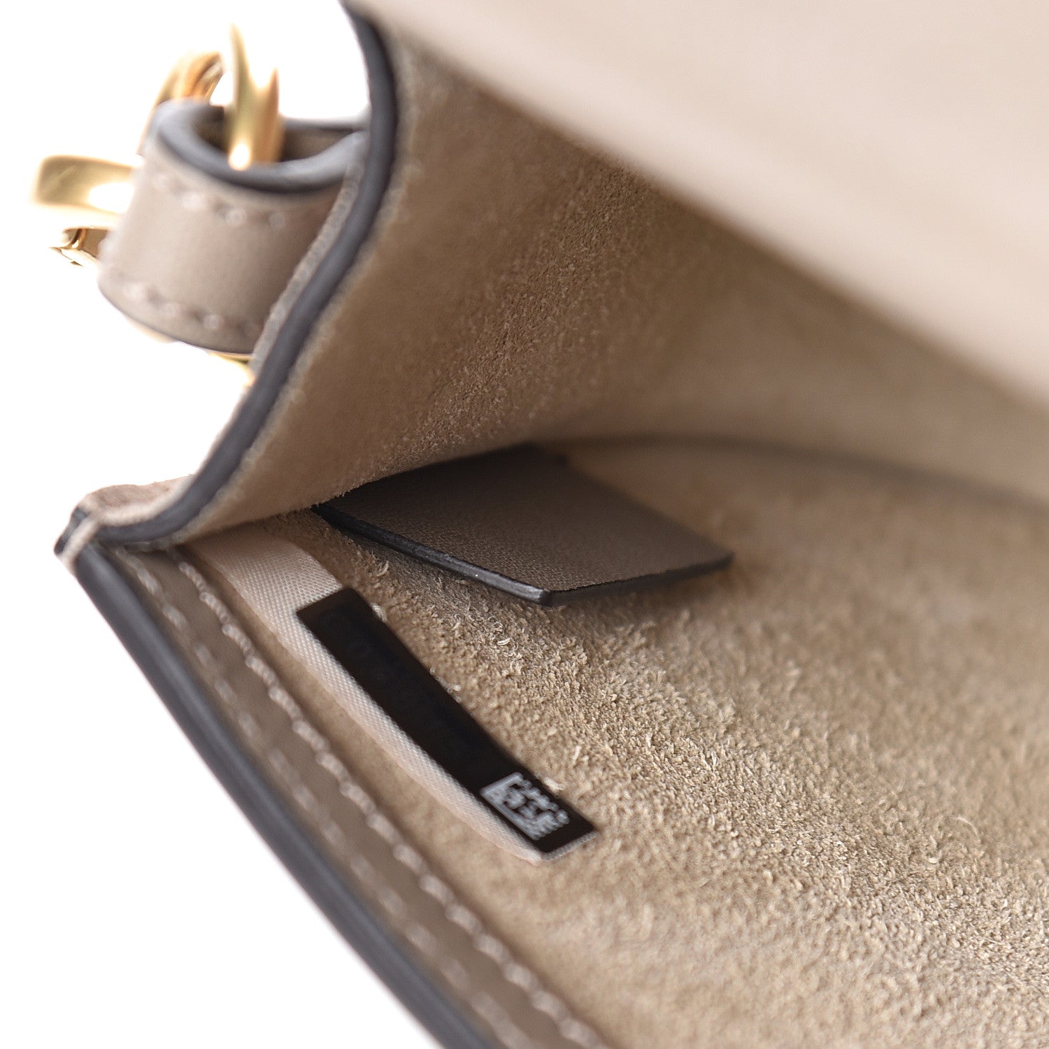 Chloe Calfskin Suede Small Nile Bracelet Bag Motty Grey 7 of 10