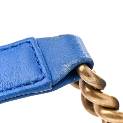 Chanel Lambskin Quilted New Medium Boy Flap Blue 18 of 18
