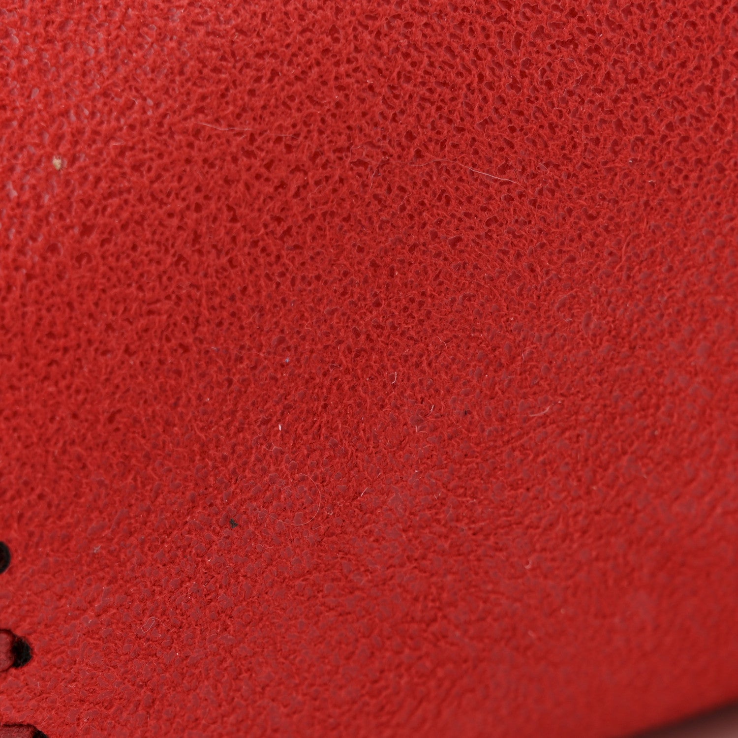 Stella McCartney Shaggy Deer Mini Falabella Fold Over Tote Red 11 of 11