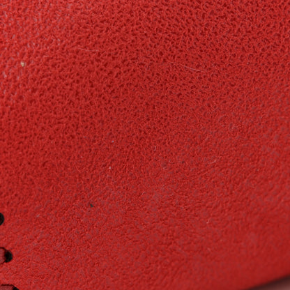 Stella McCartney Shaggy Deer Mini Falabella Fold Over Tote Red 11 of 11