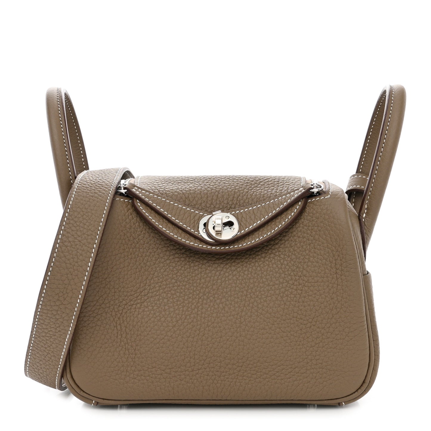 Taurillon Clemence Mini Lindy 20 Etoupe