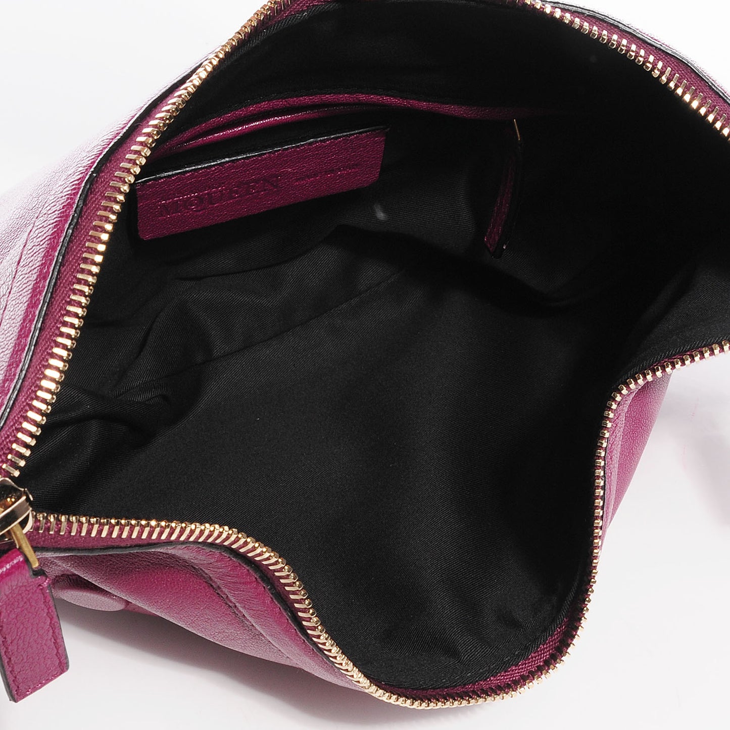 Leather De Manta Clutch Prune