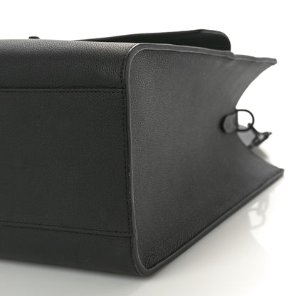 Louis Vuitton Soft Calfskin Lockme Tote MM Black 9 of 9
