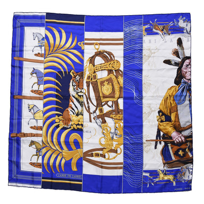 Hermes Silk Carre En Carres Scarf 90 1 of 6