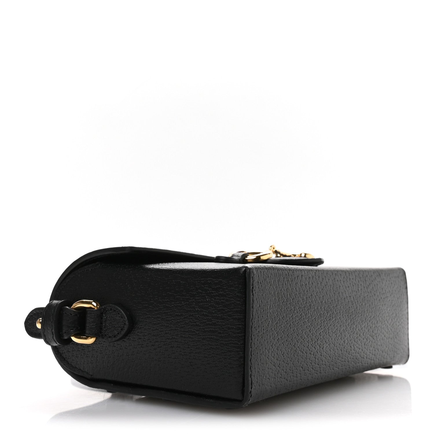 Gucci Calfskin Horsebit 1955 Shoulder Bag Black 4 of 11