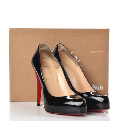 Christian Louboutin Patent Rolando 120 Pumps 38 Black 12 of 12